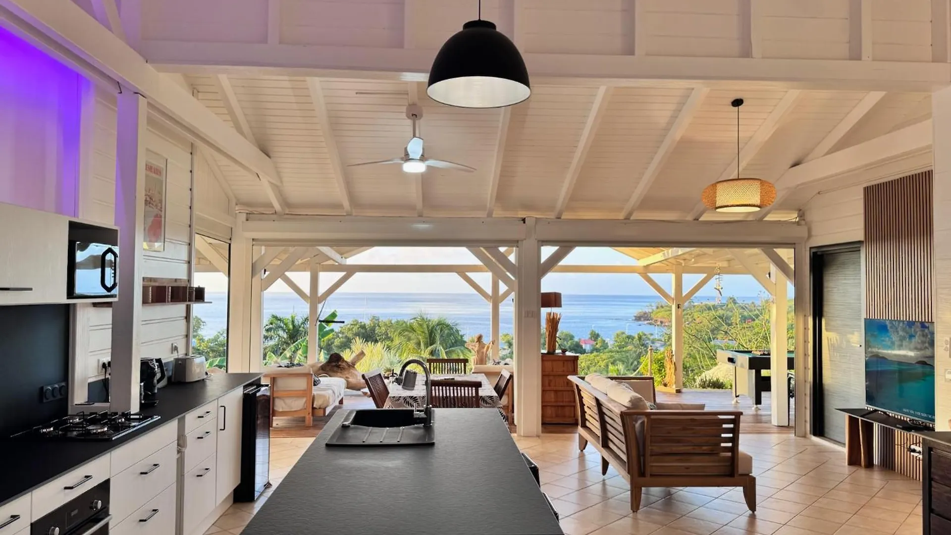 Villa Franco - Plage De Leroux A 600M - Vue Mer Exceptionnelle Deshaies Guadeloupe
